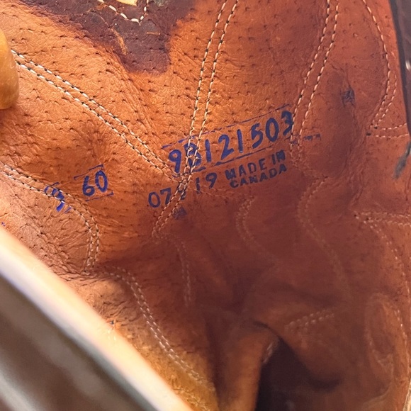 BOULET ~ Canadian Made Leather Cowboy Boots 😍 - Picture 6 of 8